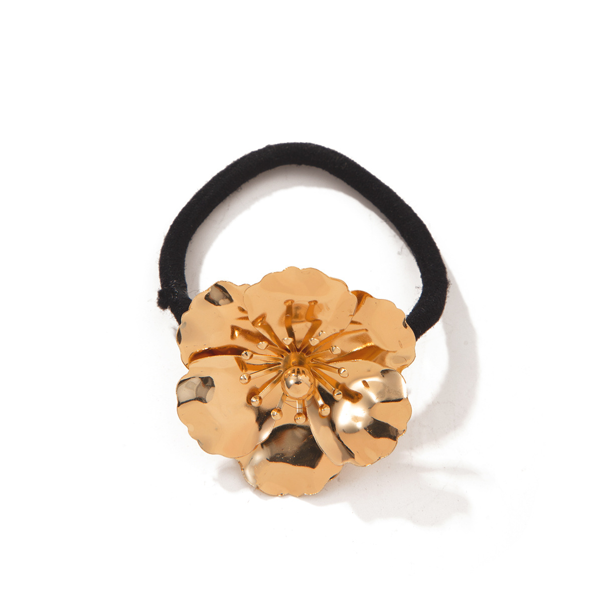 The 2024 new high-end European and American style floral headwear is a popular alloy hair tie on AliExpress for foreign trade Item Picture