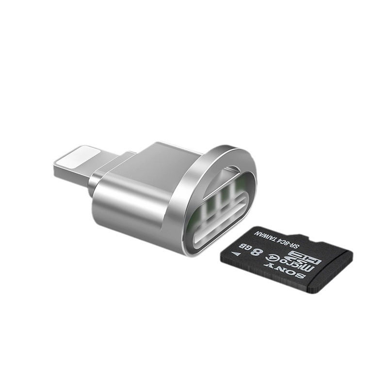 Compatible with Apple tf card reader, iphone ipad otg card reader, TF memory card, memory card adapter Item Picture