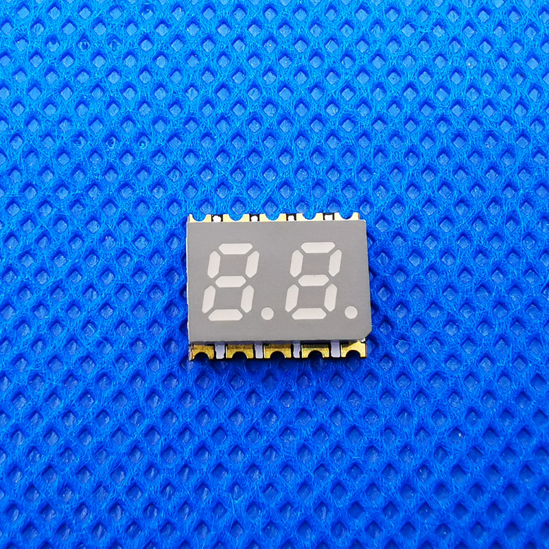 Dynamic surface mount digital tube 0.2-inch 2-digit red GS2022CR-G display tube red light high-brightness 2-digit 2021AR details Picture