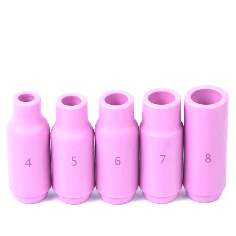 WP-18/WP-26 argon arc welding porcelain nozzle protective cover, plasma cutting gun porcelain nozzle accessory protective sleeve, large porcelain Item Picture