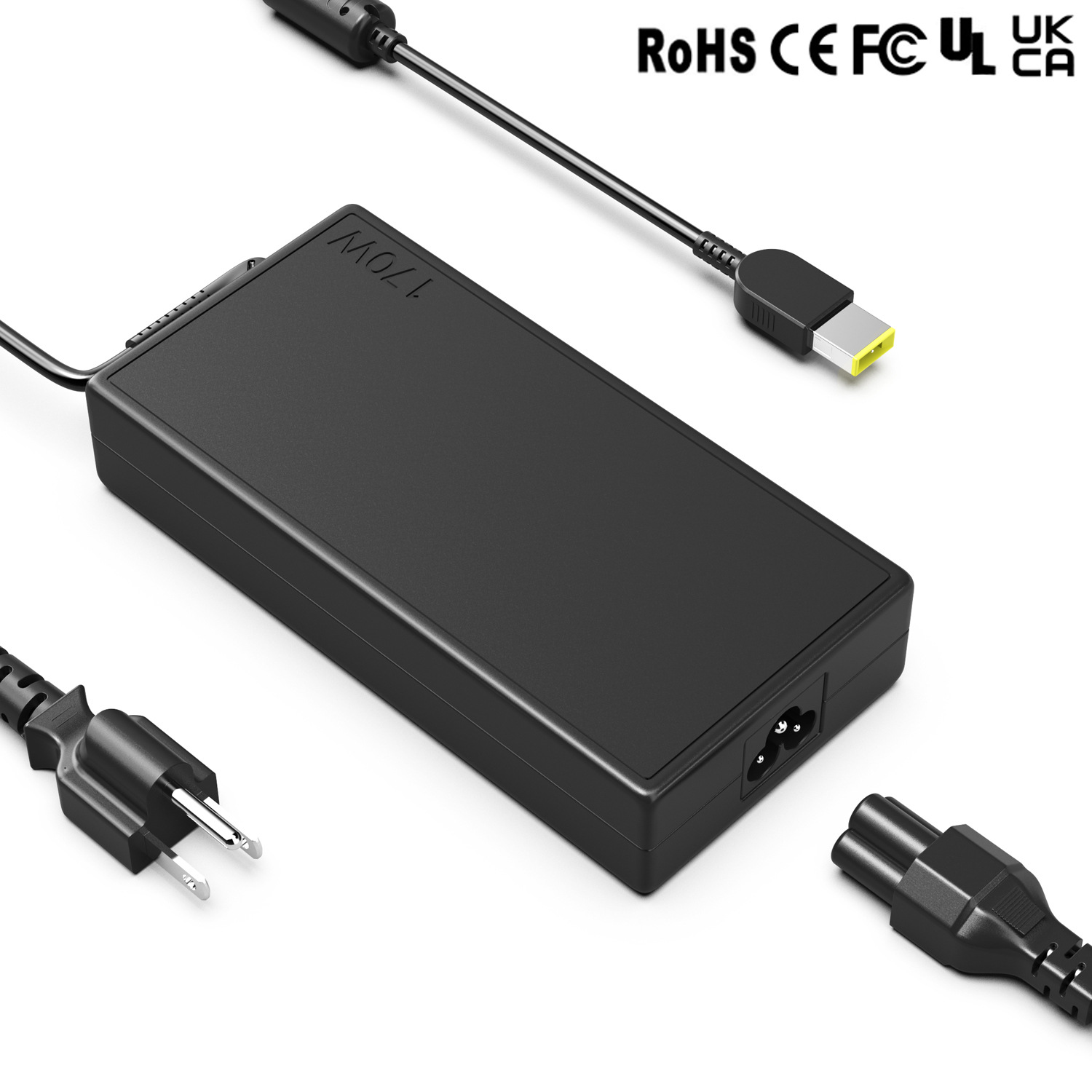 Compatible with Lenovo Legion 170W notebook 135W power adapter cable 20V8.5A6.75A charger full figure