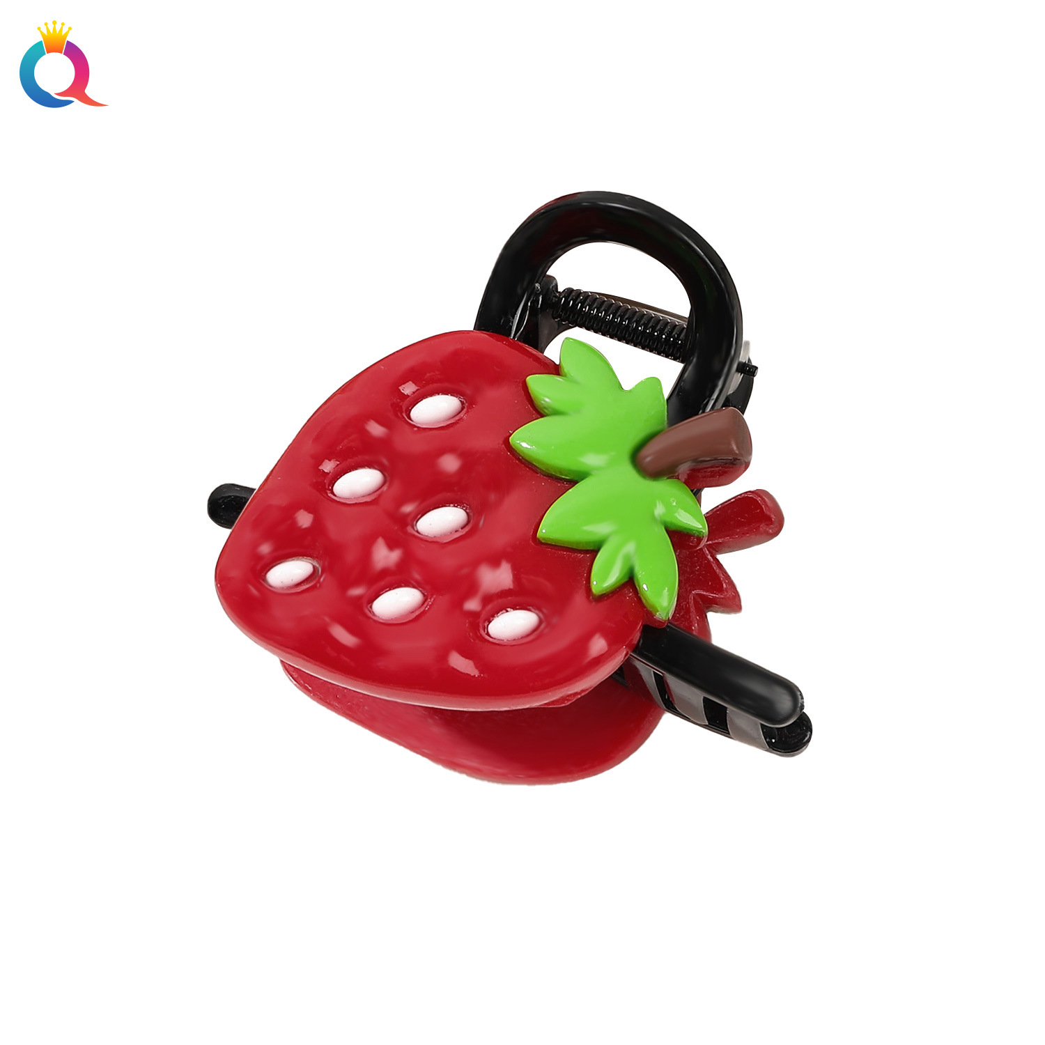 Qiyue Cross-border Fruit hair clips, back head updo hair clips, fresh shark hair clips, hair clips, hair accessories wholesale Item Picture