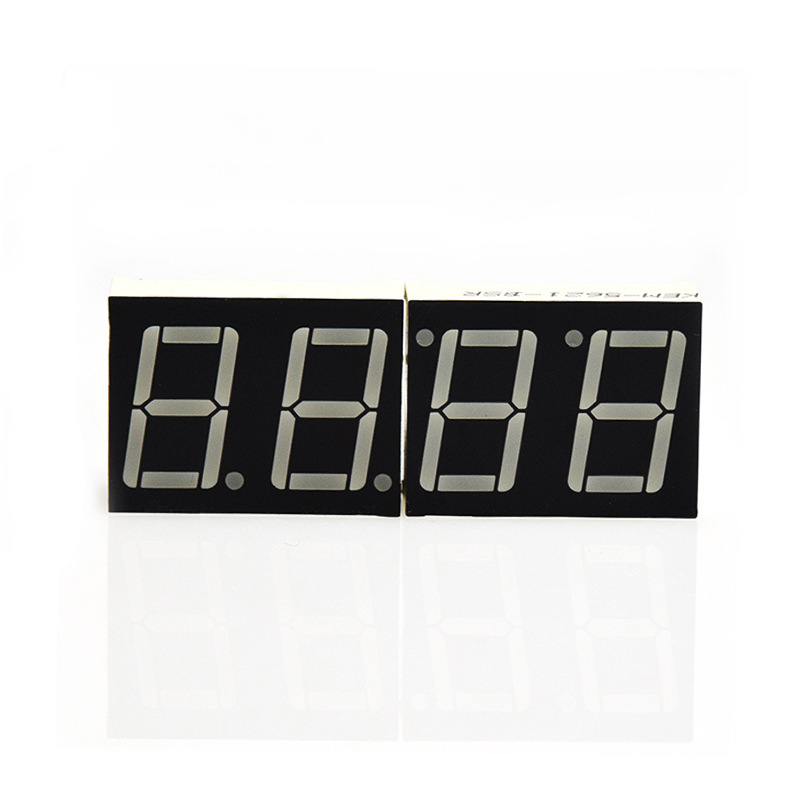 The manufacturer supplies 2-digit orange LED digital tubes and 7-segment LED digital tubes HOUKEM-5621BO Item Picture