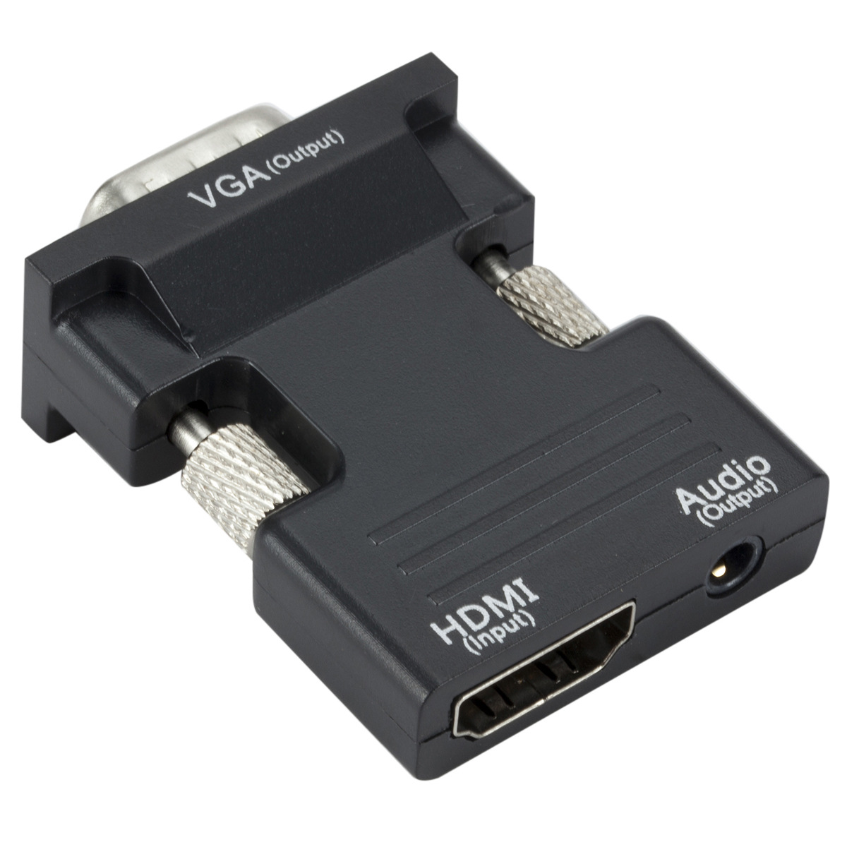 Amazon HDMI female to VGA adapter converter with audio projection, high-definition computer hdmi to vga details Picture