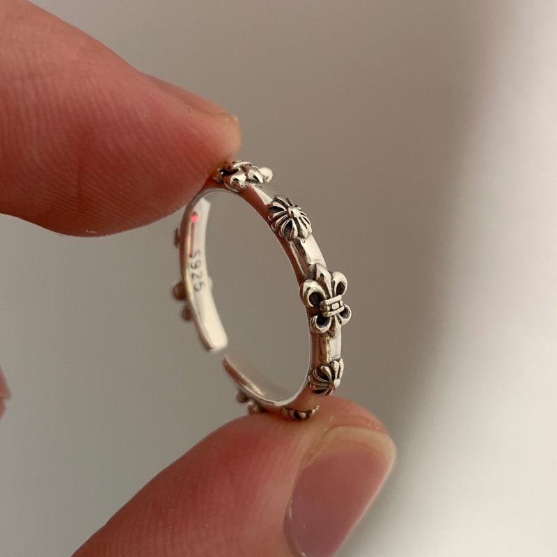 One-piece personalized punk open-mouth ring for women, light luxury, niche design, exquisite and high-end, cold style, fashionable and retro details Picture