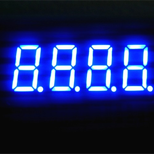 Factory direct supply of 0.36-inch 4-digit 3461AB co-cathode 3461BB co-cathode high-brightness blue LED digital tubes Specification drawing