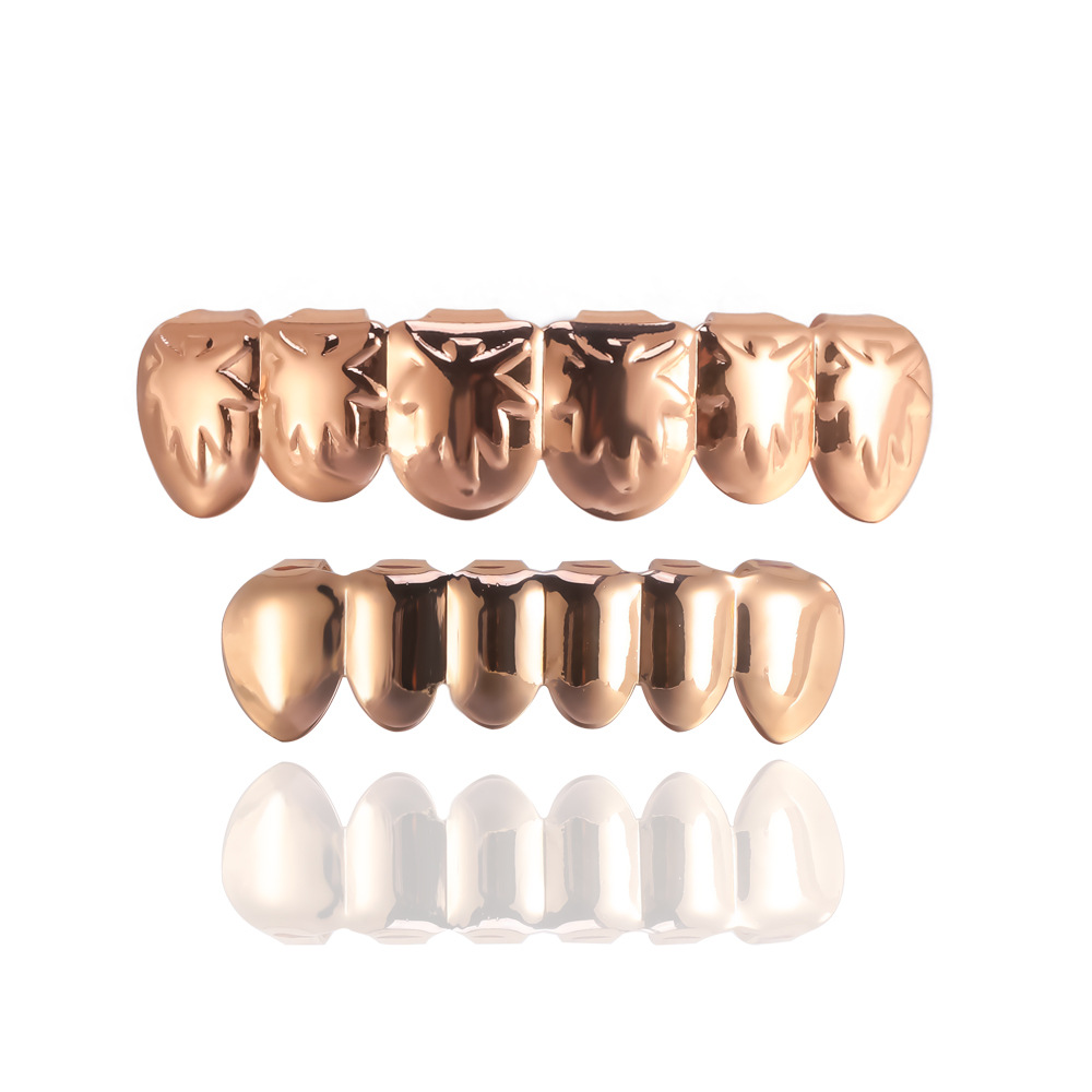 The manufacturer supplies fashionable and simple large maple leaf hip-hop teeth accessories, trendsetters on the streets, European and American nightclubs, and Halloween props Specification drawing