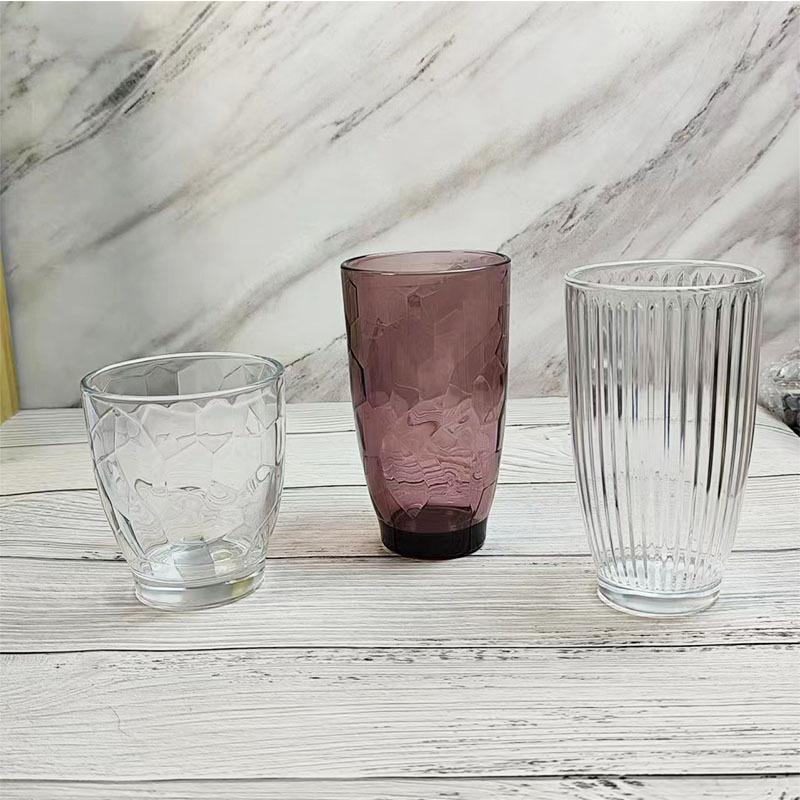 Gaonuo tempered glass cups, restaurant wine glasses, tea brewing cups, heat-resistant coffee cups, juice drink cups, whisky wine glasses details Picture