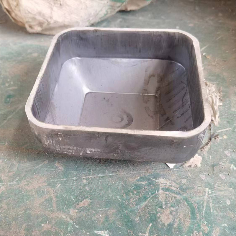 Wholesale square tube stacking foot bowls, square tubes, floor foot wrists, shelf support, iron foot bowl bases, foot seats, galvanized heavy-duty details Picture
