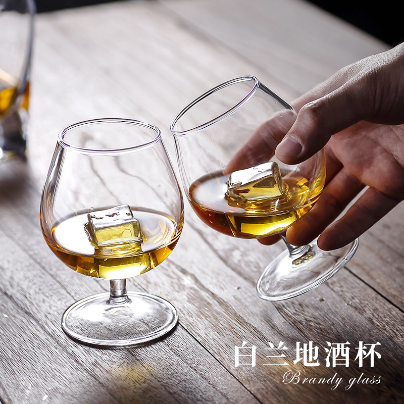 Green apple creative glass, brandy glass, tall foreign wine glass, red wine glass, grape wine glass, dessert glass details Picture