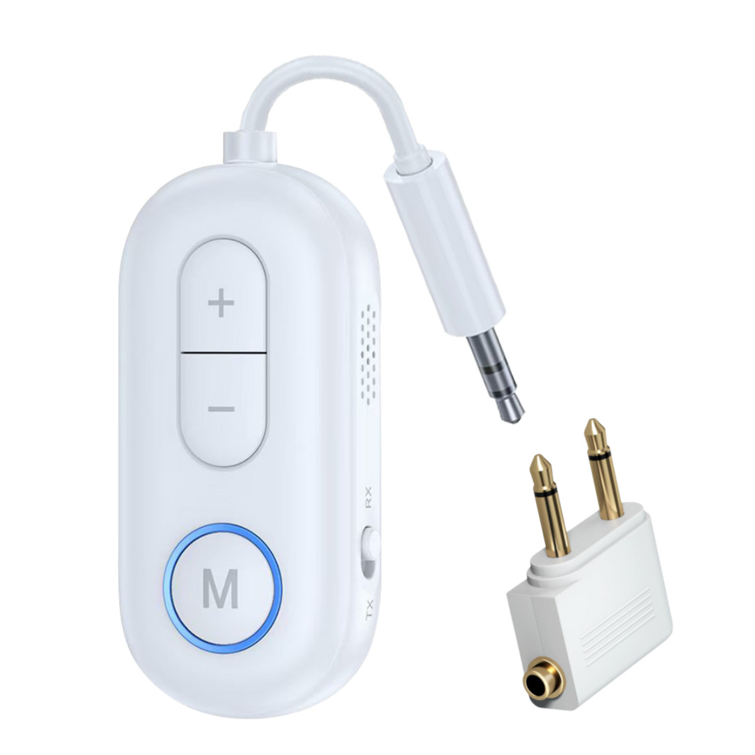 Aviation headphone audio converter, aircraft travel headphone adapter, aircraft-specific Bluetooth adapter transmitter details Picture