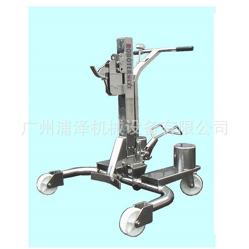 OSAKATAIYU SUS304 stainless steel oil drum trolley, food and beverage trolley, stainless steel trolley full figure