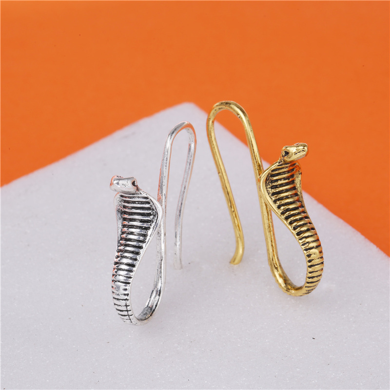 The new retro snake-shaped personalized earrings from INS, a fashionable and simple earpiece for women in Europe and America, have become a cross-border bestseller on Amazon Application Scenario