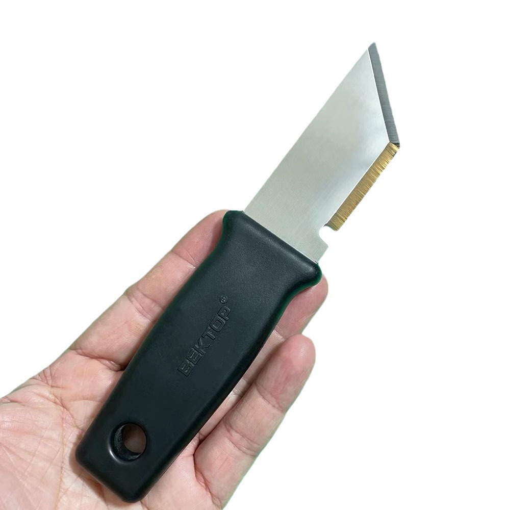 Fengmeng leather shoe knife, ABS plastic handle, durable blade, special leather and fabric cutting knife, Yangjiang small knife for cutting Item Picture