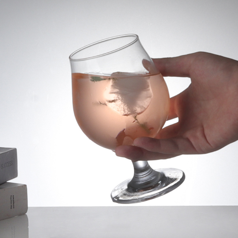Wholesale of household craft beer cup sets, wholesale of high-appearance-level foreign wine glasses, commercial glass brandy glasses for hotels details Picture