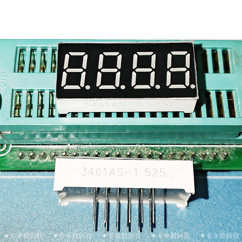 Factory direct supply of 0.36-inch 4-digit LED digital tubes 3461AS common cathode 3461BS common cathode high-brightness red light Specification drawing
