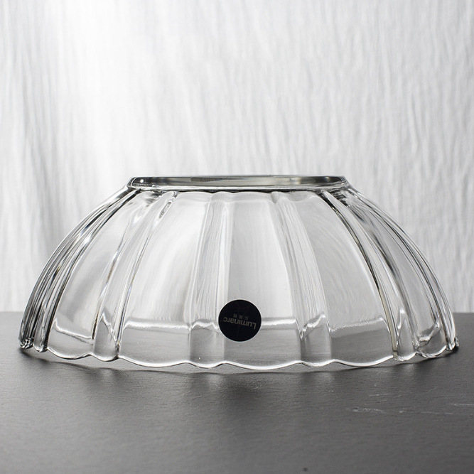 Lemeiya tempered transparent glass salad bowls, soup bowls, rice bowls, household fruit plates, condiment bowls Application Scenario