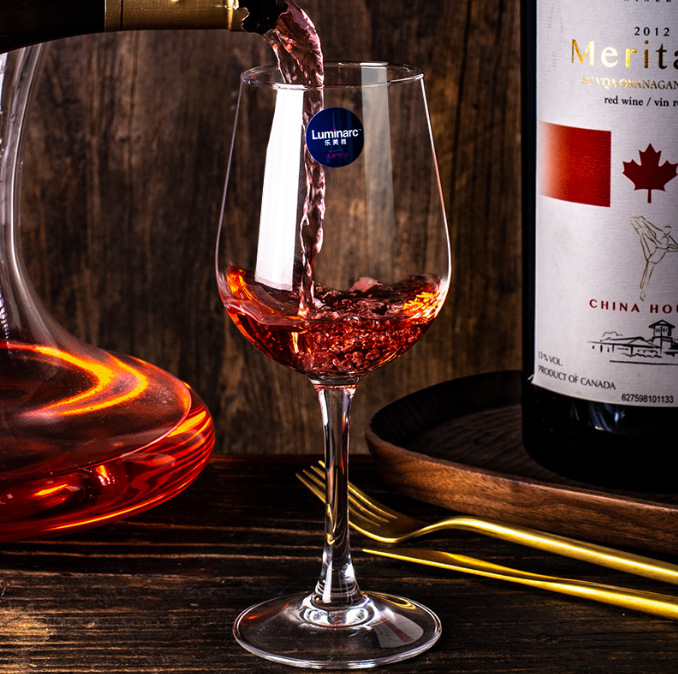French Le Merrier estate red wine glasses, creative tall glasses, home tempered glass wine glasses, champagne wine glasses details Picture