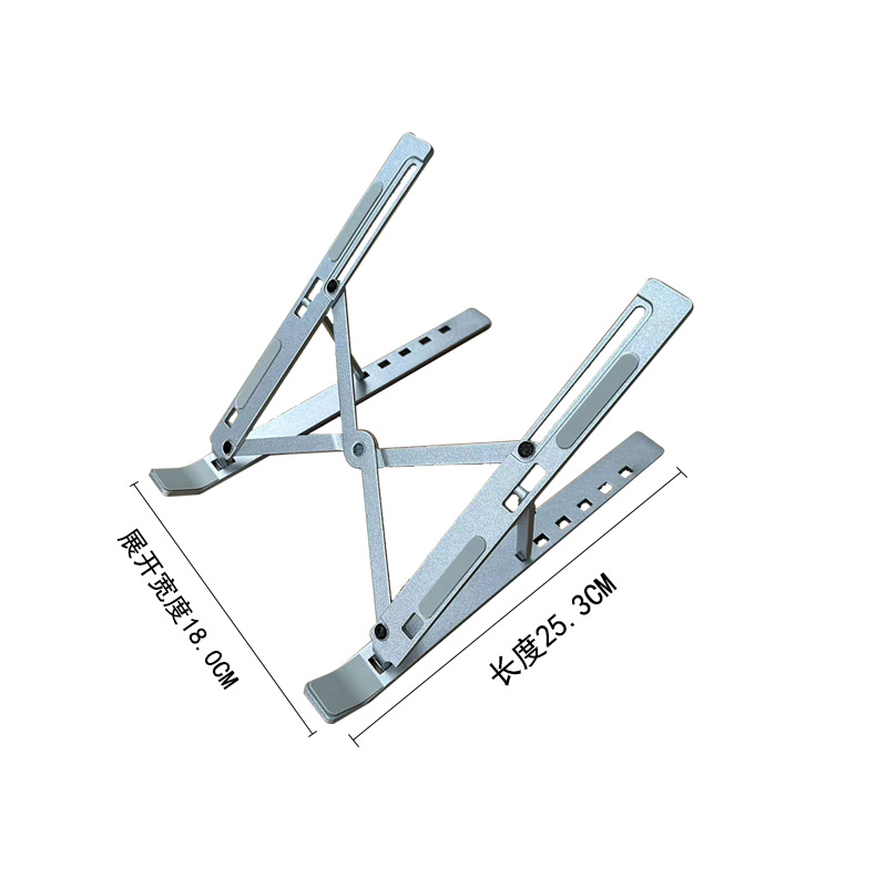 Notebook stand aluminum alloy multi-functional folding vertical support frame desktop lifting heat dissipation computer N3 stand Item Picture