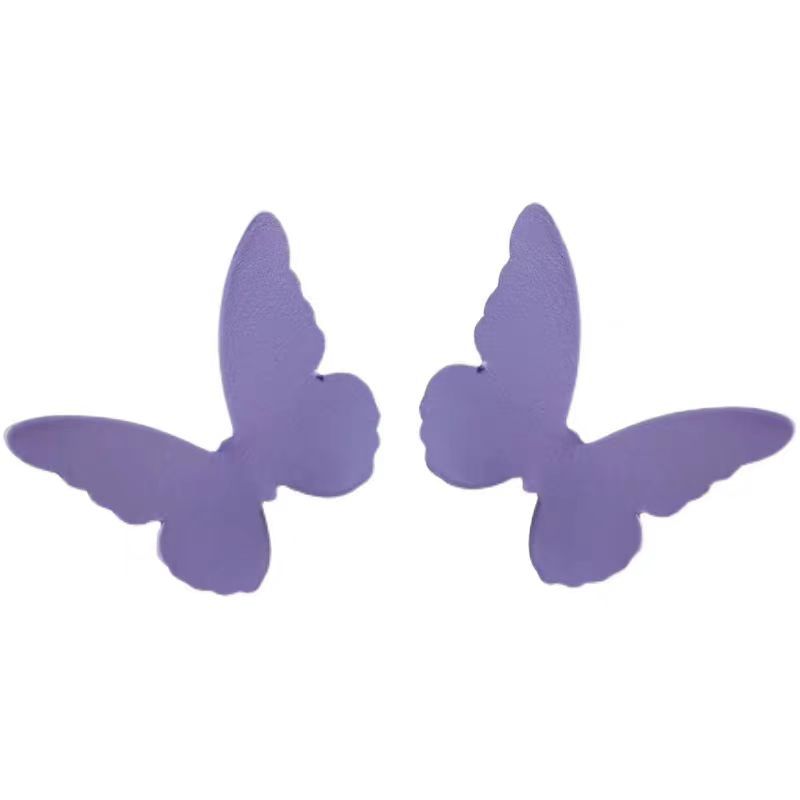 Fluttering butterflies ~ Butterfly stud earrings for women in Spring/Summer 2025, stylish and versatile, sweet and girlish earrings and earrings Item Picture