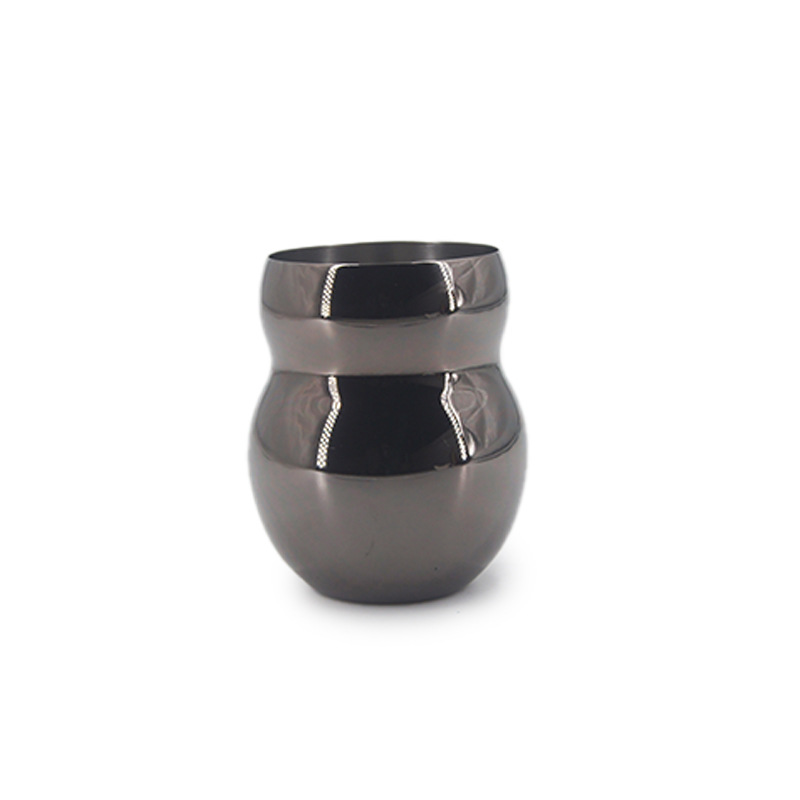 Cross-border best-selling 304 stainless steel mugs, Argentine gourd-shaped large-belted cups, Moscow cocktail mule cups Item Picture