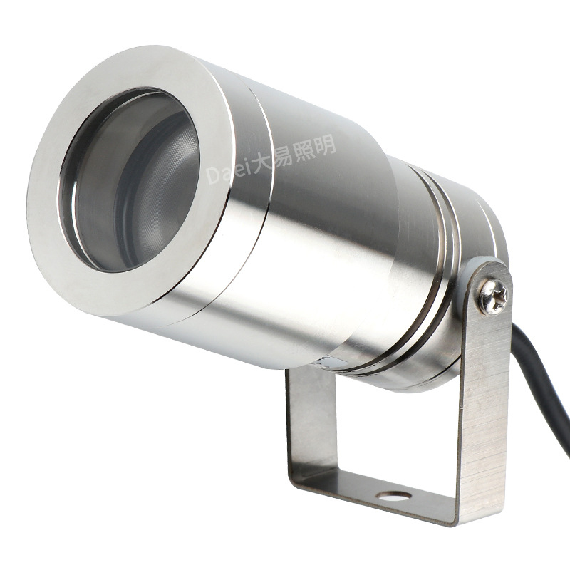 Exposed underwater LED spotlights, IP68 stainless steel underwater outdoor waterproof fishpond, COB underground CREE swimming pool lights Item Picture