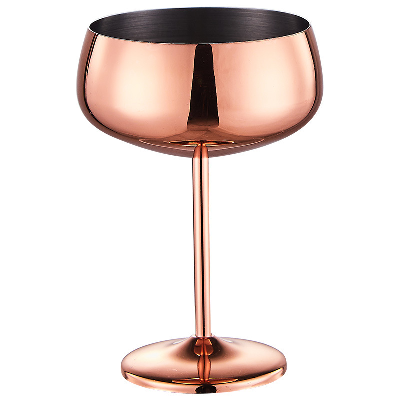 304 stainless steel Martini glass, Margarita glass, bar cocktail glass, ice cream glass, internet-famous sparkling wine glass Item Picture