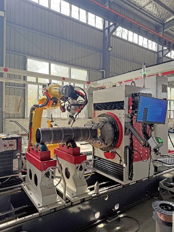 Pipeline prefabrication fully intelligent welding robot, with visual + robot intelligent TIG filling and cover welding undefined