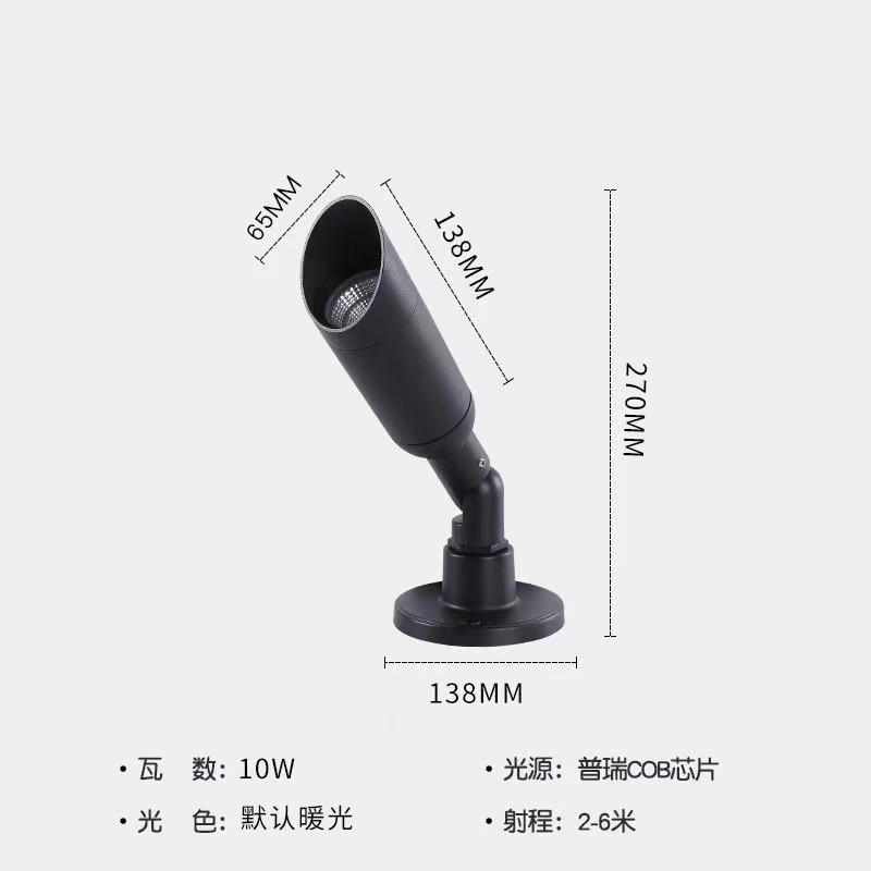 LED tree lights, outdoor waterproof ground lights, landscape garden storefront spotlights, courtyard lawn tree lights, and mud lights Application Scenario