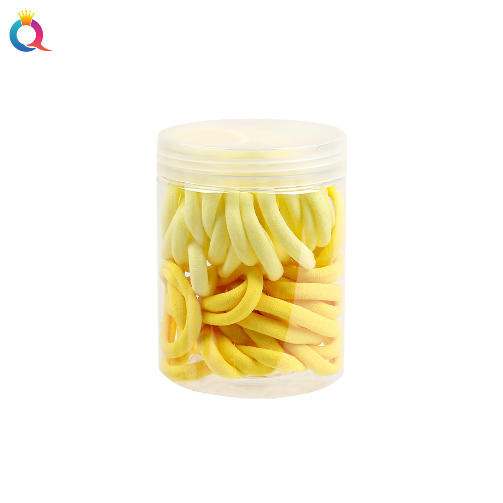 Qiyue high-elasticity towel bands, hair ties, girls' seamless hair bands, hair ties, rubber bands, ins high appearance level wholesale Item Picture