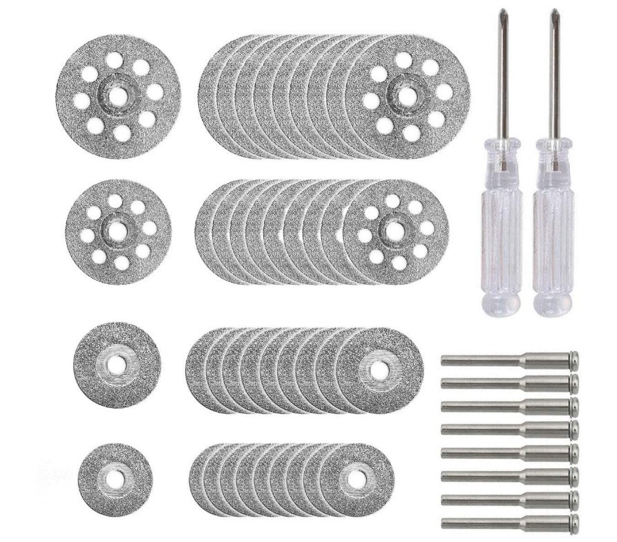 50 diamond cutting discs, wheel saw blade sets, woodworking saw blades, metal double-mesh slicing full figure