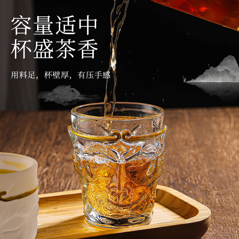 Wukong Cup, Sun Wukong Tea Cup, Internet-famous Glass Cup, Personalized Crystal Cup, National Trend Cup, Qitian Dasheng Master Cup Specification drawing