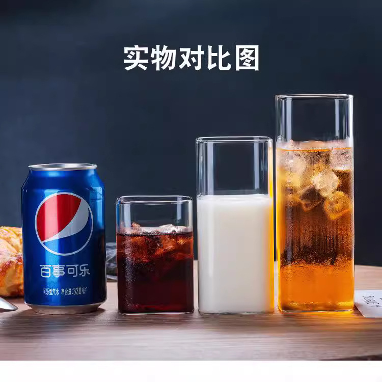 ins glass cups, yogurt cups, ice cream cups, dessert cups, pudding cups, Popsicle cups, single-item coffee cups Specification drawing