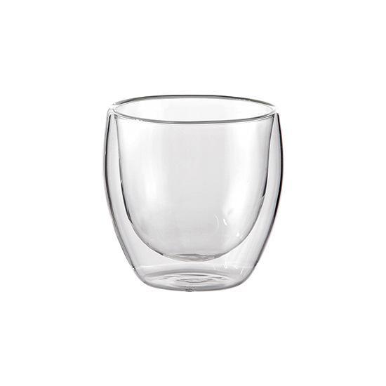diy high borosilicate scented candle cup, empty cup glass container, household double-layer heat-insulating and heat-resistant transparent glass candlestick Item Picture