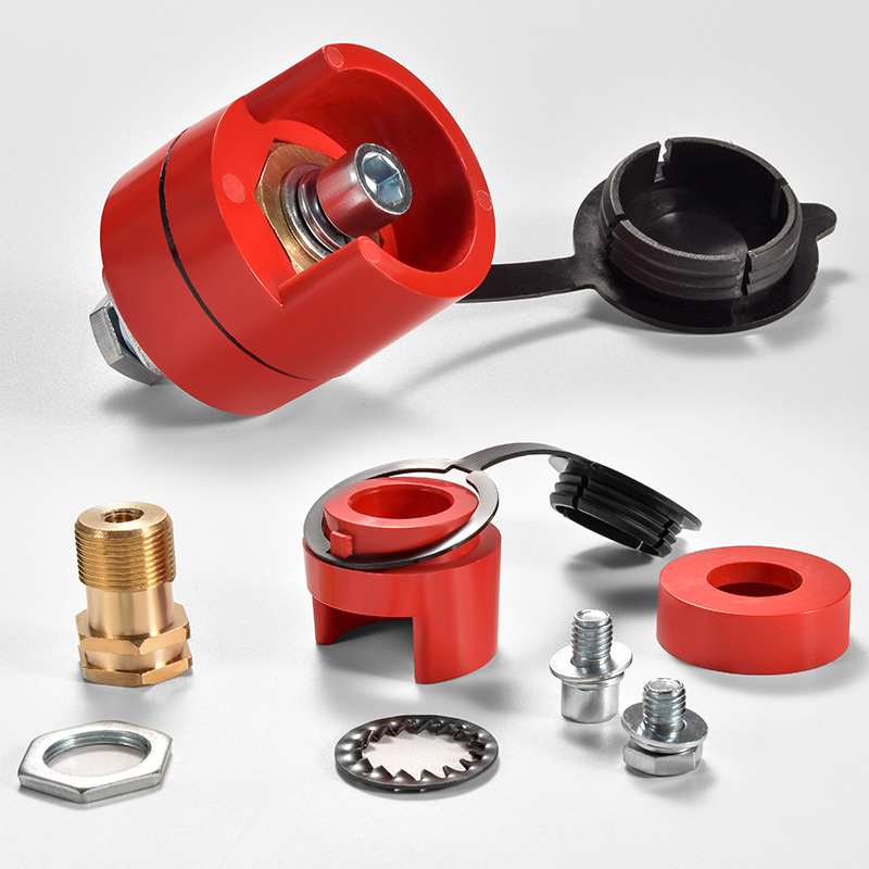 NBC500 gas shielded welding machine quick connector two gas shielded welding assembly cable socket EDZ-50/95/120b accessory Specification drawing