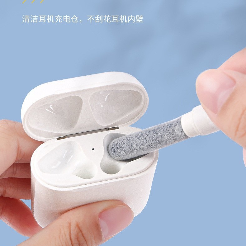 Wholesale of cross-border Bluetooth earbuds Clean Pen, keyboard cleaner and earbud cleaning brush details Picture