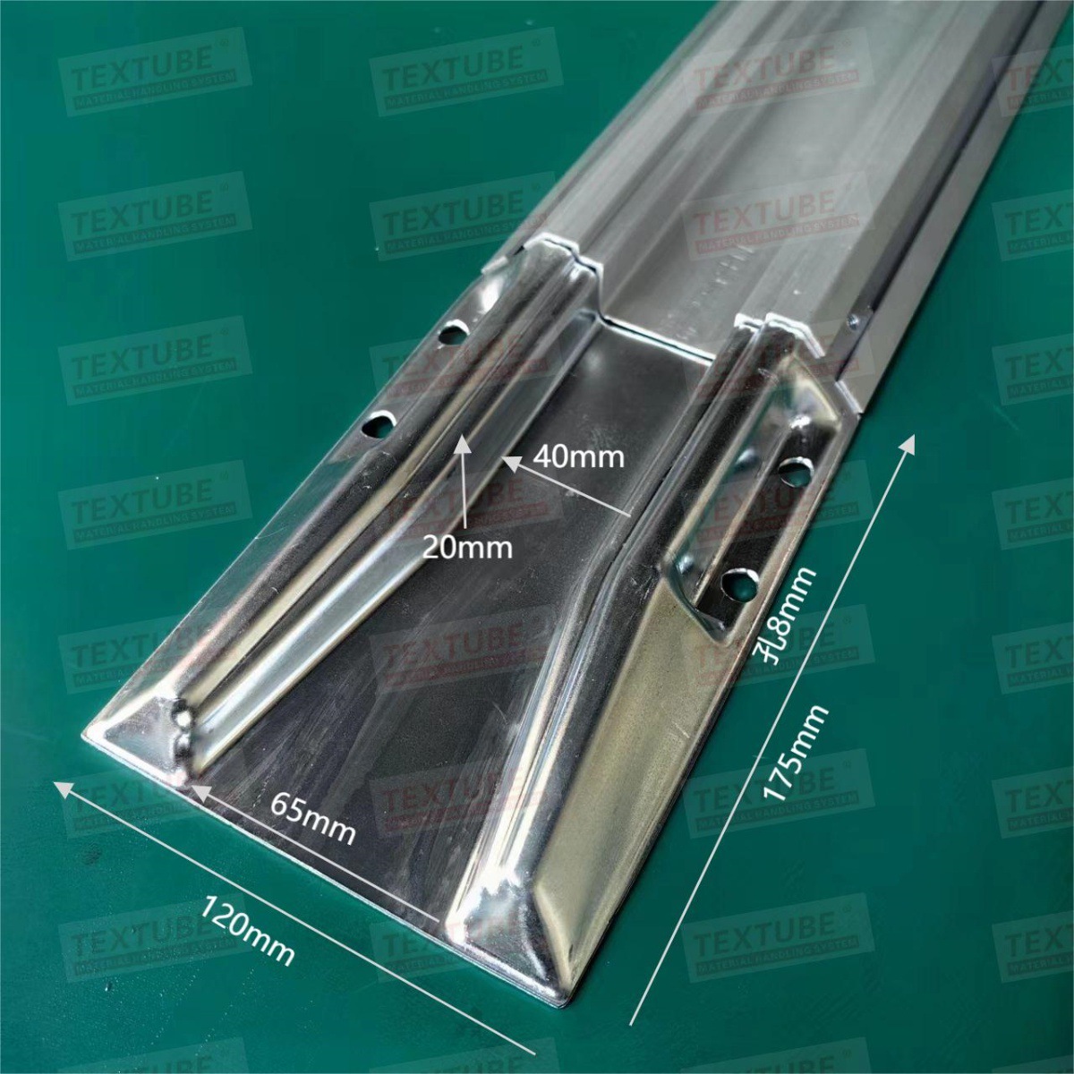 Aluminum alloy guide rail grooves, track strips, turtle car, ground rail installation design, arrangement of partition rails, guide rail accessories, handcart undefined