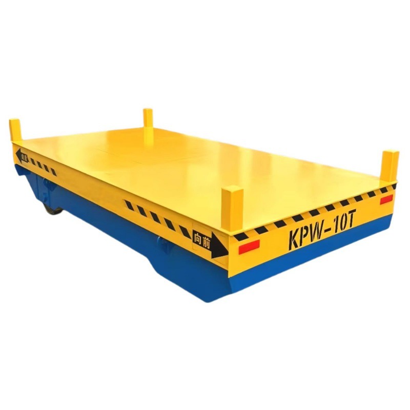 The trackless electric flat car comes in various tonnage sizes and can be positioned by AGV for goods handling. It is an intelligent flat car with a capacity of 5 tons and 3 tons Item Picture