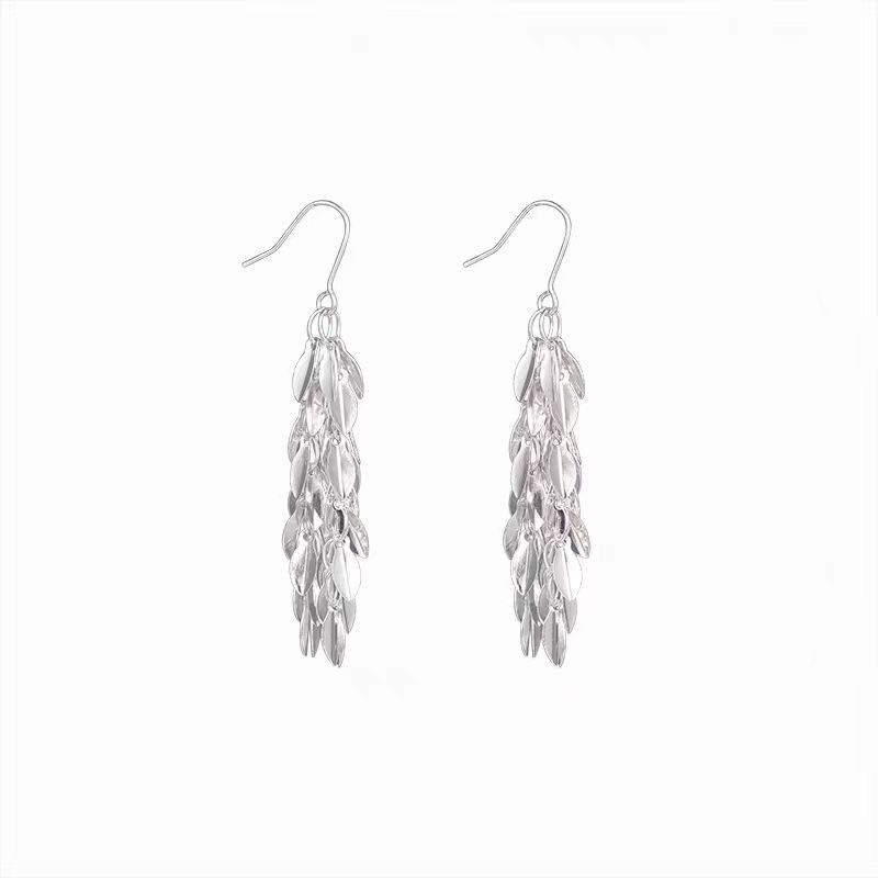 Sparkling Wheat Ear Tassel Earrings 2025 New bestseller High-end earrings, unique and unique feminine charm earrings Item Picture