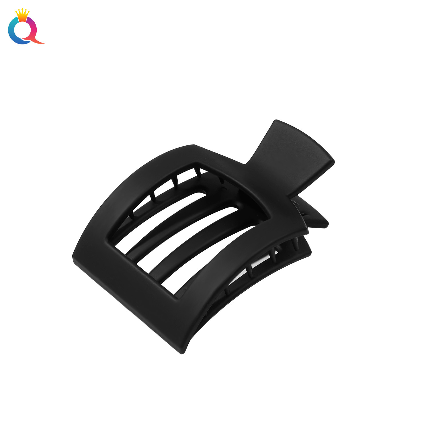 Qiyue Cross-border PC hair clips Square duckbill clips for the back of the head with a high-end look. Wholesale hair accessories in Yiwu Item Picture