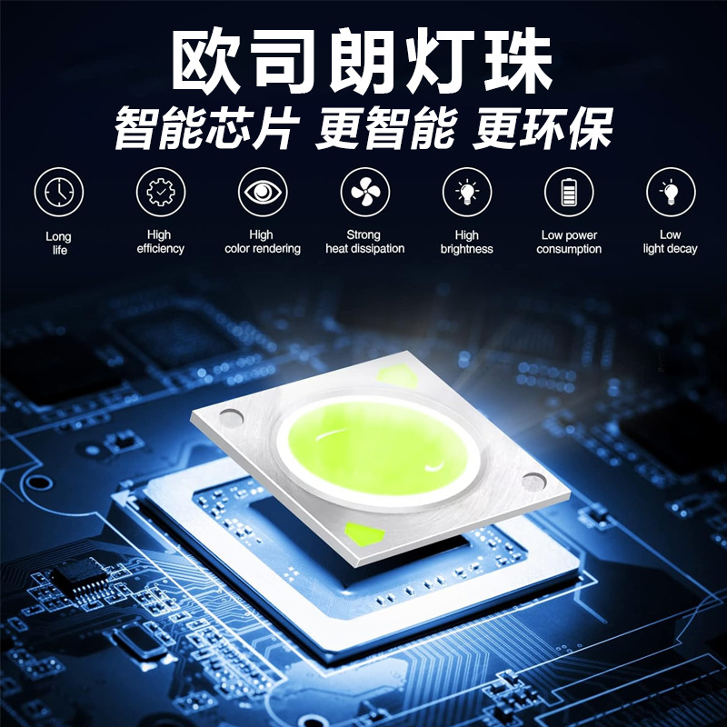 COB outdoor waterproof tree lamp 3W / 5W with brim and bevel high-voltage Euro standard 85-265v plug-in tree lamp details Picture