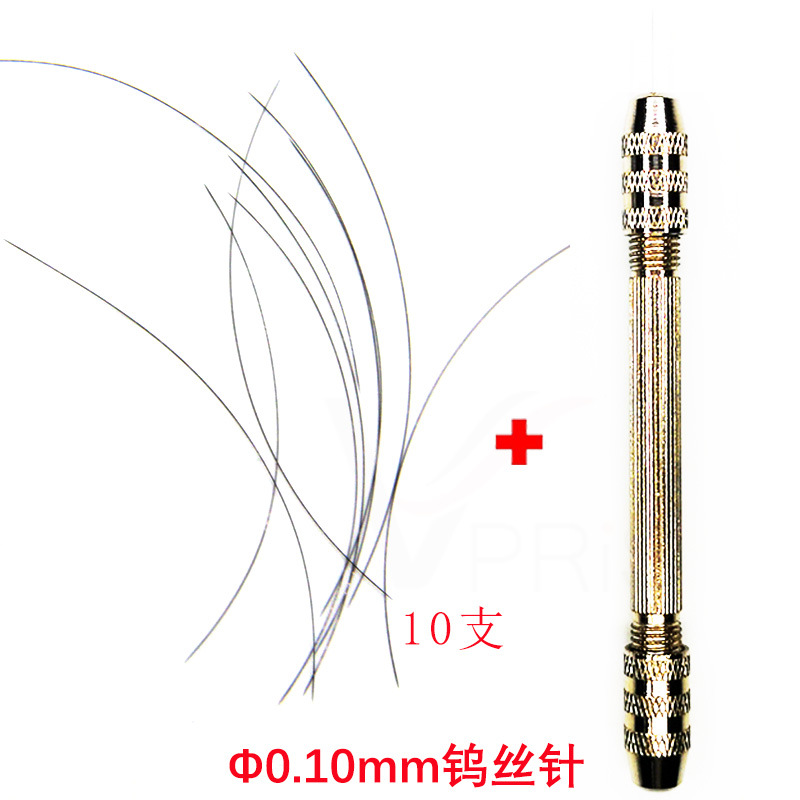 LED porcelain nozzle needle, super-hard and ultra-fine tungsten wire needle Φ0.1mm, tip 0.03mm, nozzle cleaning needle, nozzle cleaning needle Item Picture