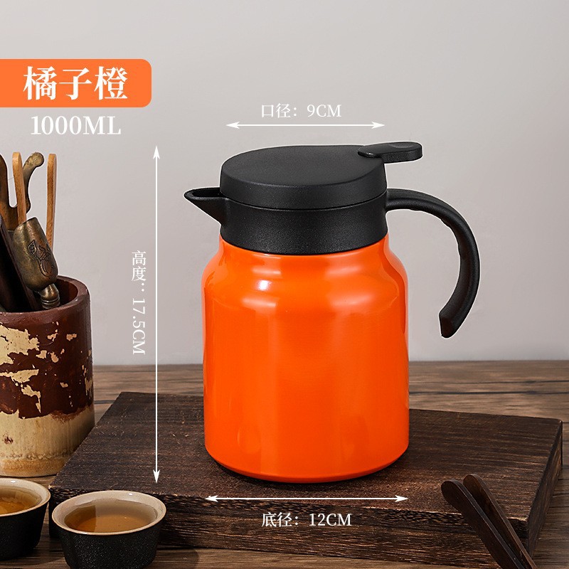 Wholesale of best-selling 316 stainless steel stewed teapot, large-capacity household insulated teapot, tea and water separation stewed teapot, and stewed teapot Specification drawing