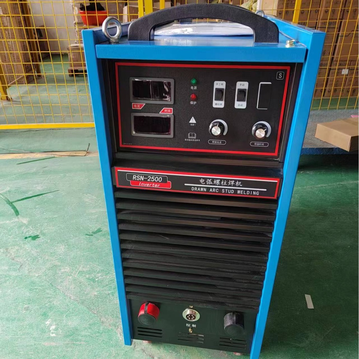The export arc stud welding machine RSN-2500 for steel structure floor deck stud welding is easy to operate and features an arc type details Picture