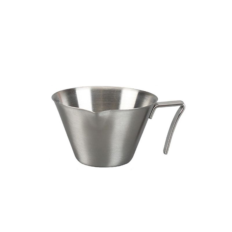 304 stainless steel coffee measuring cup with scale and spout, espresso cup, extraction cup, liquid receiving cup, ounce cup Item Picture