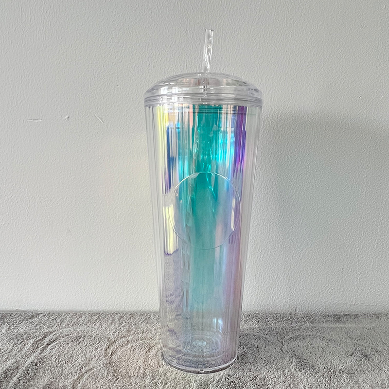 【 Processing and Customization 】 Diamond cups are selling well. The drinking straw cups are available in a variety of colors and 710ml factory wholesale details Picture