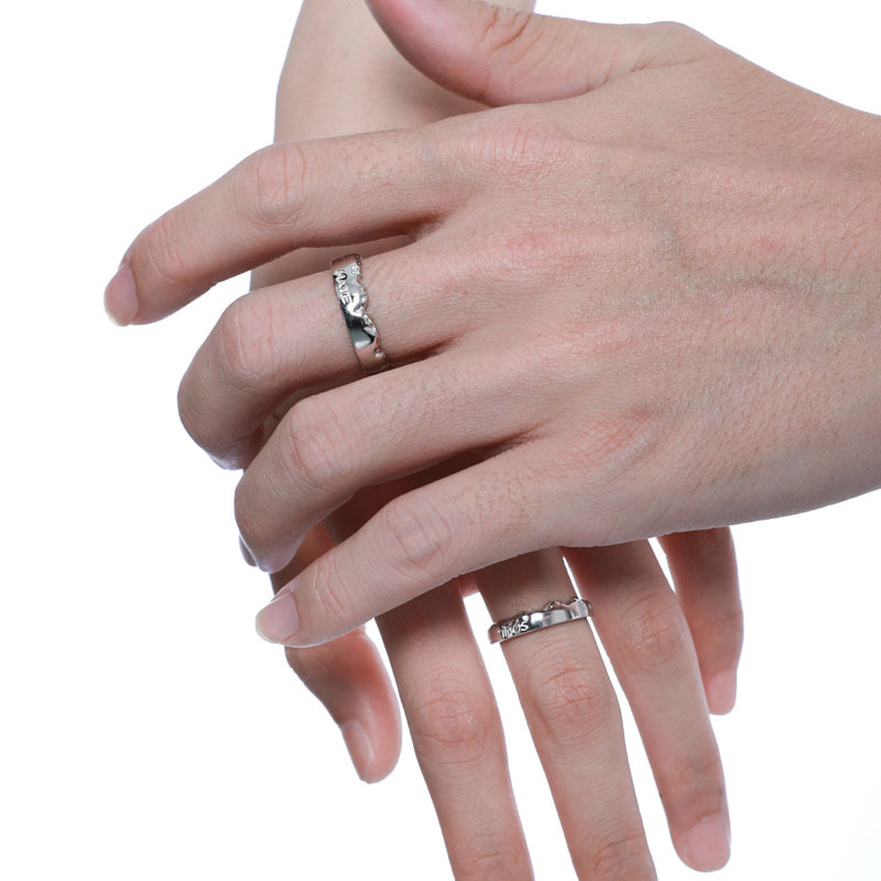 A niche design open ring for women, a cool and stylish couple ring on Instagram, a fashionable and individual index finger ring Application Scenario