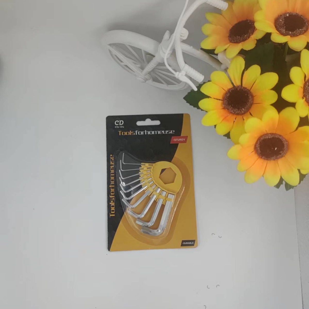 Hex socket wrench set, hex socket wrench box hex socket wrench, hex socket 2-yuan store, street stall, general merchandise details Picture