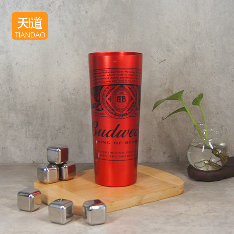 Tian Dao Wine Sets offers personalized 450ml aluminum cola cups, disposable aluminum cups, beer mugs and recyclable red wine full figure