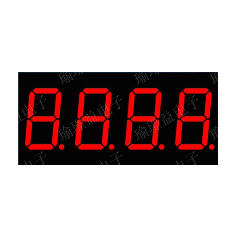 0.36-inch four-digit red LED digital tube 3461AS/BS static constant-lit embedded digital tube Item Picture